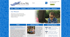 Desktop Screenshot of lakeerieink.org