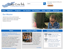 Tablet Screenshot of lakeerieink.org